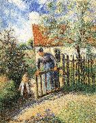 Camille Pissarro Mothers and children in the garden oil painting artist